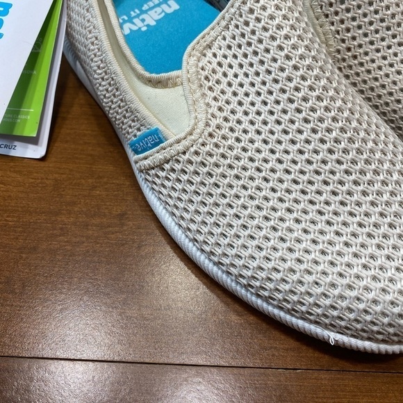 NATIVE New With Tags Cruz Bone White Shell White unisex sneakers lightweight - Picture 4 of 10